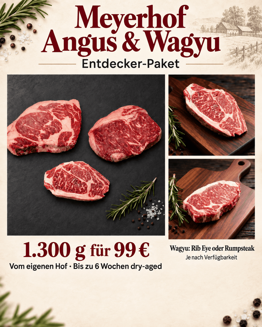 Entdecker-Paket Angus & Wagyu Meyerhof - Meyer zu Hengelage Gourmet