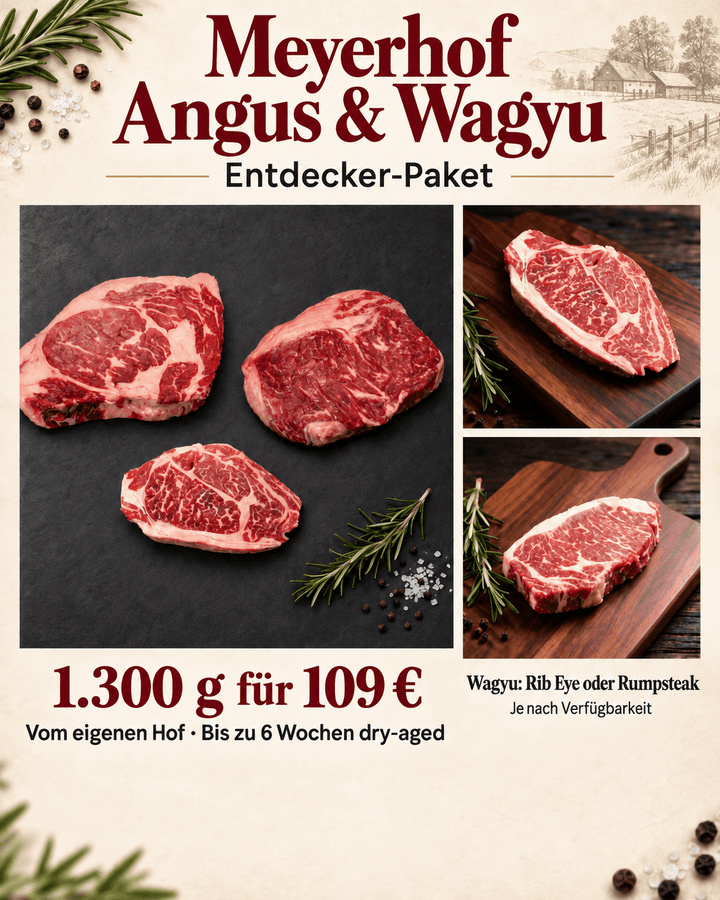 Entdecker-Paket Angus & Wagyu Meyerhof - Meyer zu Hengelage Gourmet