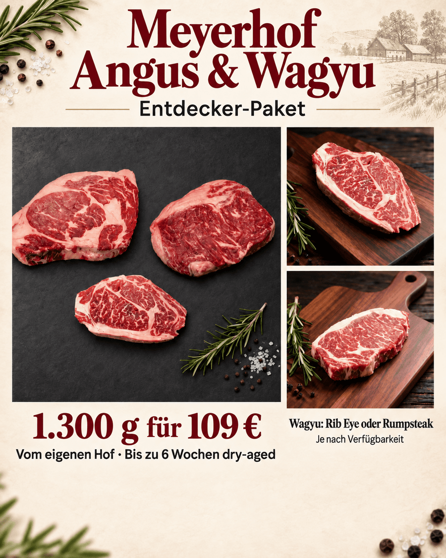 Entdecker-Paket Angus & Wagyu Meyerhof - Meyer zu Hengelage Gourmet