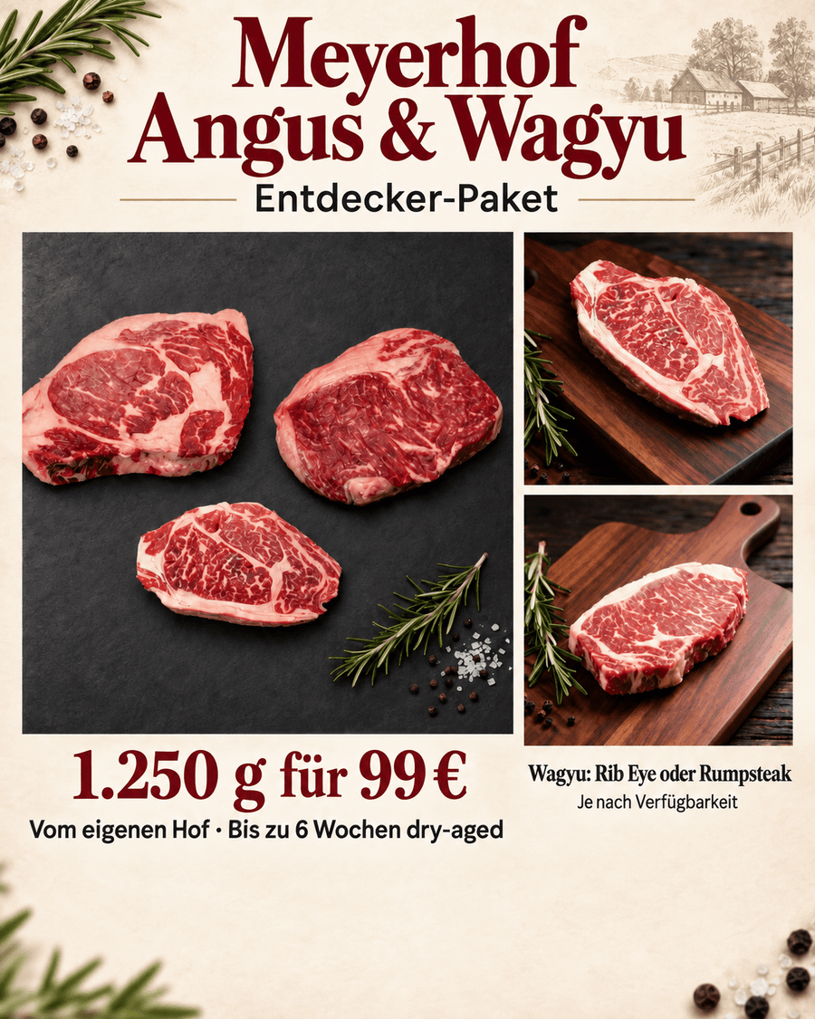 Entdecker-Paket Angus & Wagyu Meyerhof - Meyer zu Hengelage Gourmet