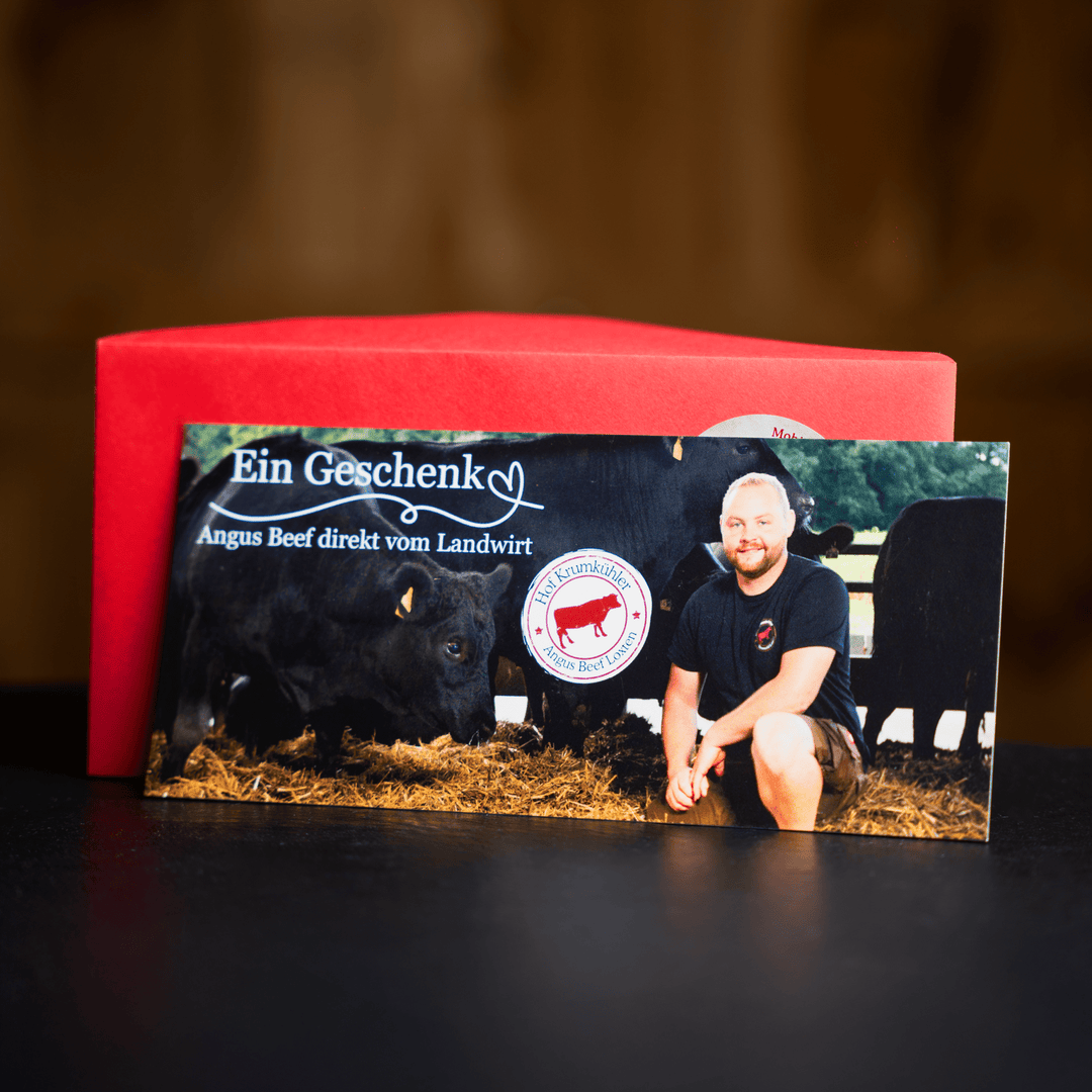 Geschenkgutschein Angus Beef - Angus - Beef Loxten