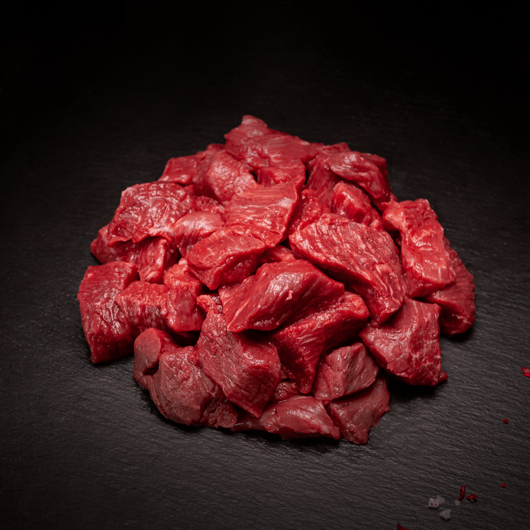 Wagyu Gulasch, dry - aged - Angus - Beef Loxten