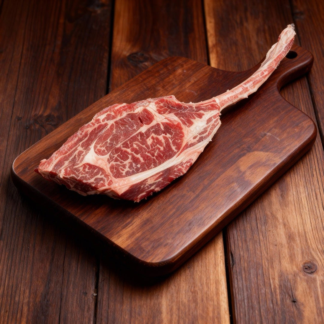 Wagyu Tomahawk Steak, dry - aged - Angus - Beef Loxten